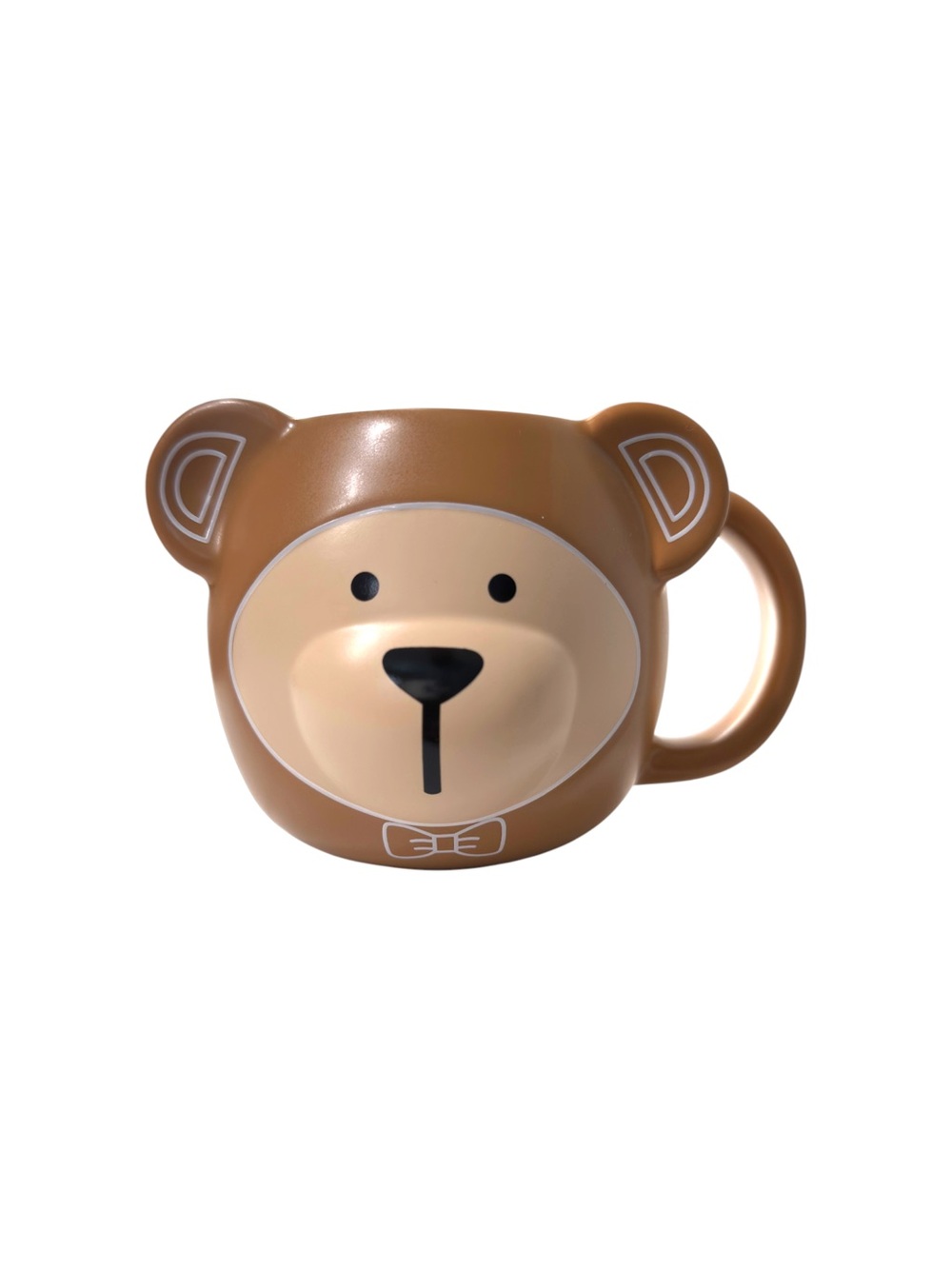 Starbucks 2025 Winter Bearista Brown Ceramic Mug 14 oz Bear Face Coffee Cup New